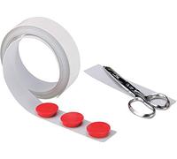Holtz Wand Band metallo bianco 5 mx35 mm