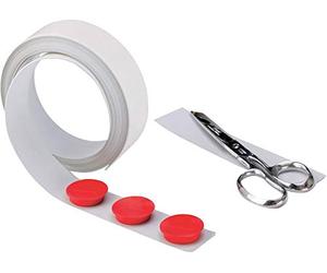 Holtz Wand Band metallo bianco 5 mx35 mm