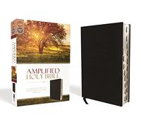 Amplified Holy Bible, Bonded Leather, Black, Thumb Indexe (Rilegato in ecopelle)