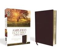 Amplified Holy Bible, Large Print, Bonded Leather, Burgun (Rilegato in ecopelle)