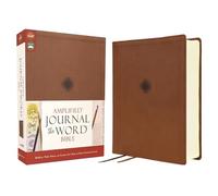 Holy Bible: Amplified Journal the Word Bible, Leathersoft, Brown