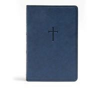 Holy Bible: Christian Standard Bible, Everyday Study Bible, Navy Cross Leathertouch