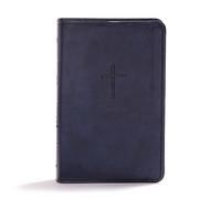 Holy Bible: Christian Standard Bible, Navy, Leathertouch, Value Edition