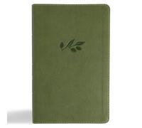 Holy Bible: Christian Standard Bible, Olive, Leathertouch, Single-column, Personal Size, Reference