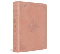 Holy Bible: English Standard Version, Blush Rose, Trutone, Fleur-de-lis Design, Study, Personal Size With Ribbon Marker