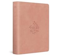 Holy Bible: English Standard Version, Blush Rose Trutone, Wildflower Design, Single Column Journaling With Ribbon Marker