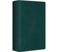 Holy Bible: English Standard Version, Deep Teal, Trutone, Emblem Design, Personal Size