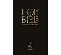 Holy Bible: English Standard Version (ESV) Anglicised Pew Bible (Black Colour)