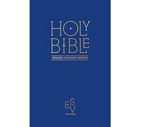 Holy Bible: English Standard Version (ESV) Anglicised Pew Bible (Blue Colour)