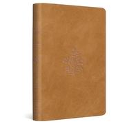Holy Bible: English Standard Version, Trutone, Nubuck Caramel, Wildflower Design Compact Bible With Ribbon Marker
