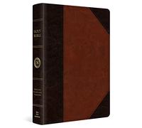Holy Bible: English Standard Version, Wide Margin Bible, Trutone, Brown/ Cordovan, Portfolio Design