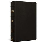 Holy Bible: Esv Large Print Personal Size Bible Buffalo Leather, Deep Brown