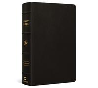 Holy Bible: Esv Large Print Personal Size Bible Buffalo Leather, Deep Brown-ESV-