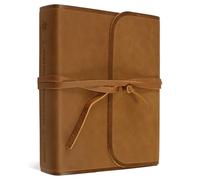 ESV Single Column Journaling Bible (Natural Leather, Brown, Flap with Strap)