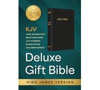 Holy Bible: King James Version Bible, Black Bonded Leather, Thumb Indexed, Deluxe Gift Bible