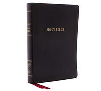 Holy Bible: King James Version, Black Leathersoft, Giant Print Reference Bible: Red-Letter Edition: Great for Father's Day