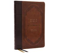 Holy Bible: King James Version, Brown, Leathersoft, Giant Print Thinline, Red Letter, Comfort Print