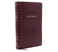 Holy Bible: King James Version, Burgundy, Leatherflex, Reference, Personal Size Giant Print, Red Letter Edition