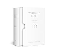 HOLY BIBLE: King James Version (KJV) White Compact Wedding Edition