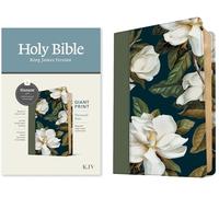 Holy Bible: King James Version, Magnolia Sage Green, Leatherlike, Filament-enabled Edition, Personal Size, Giant Print, Red Letter, With Ribbon Marker