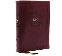 Holy Bible: King James Version, Open Bible, Burgundy, Leathersoft, Red Letter Edition, Comfort Print; Complete Reference System