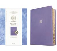 Holy Bible: King James Version, Periwinkle Purple, Leatherlike, Filament Enabled, Every Woman's, Indexed, Red Letter