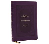 Holy Bible: King James Version, Purple, Leathersoft, Thinline Bible, Red Letter, Comfort Print