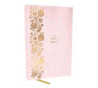 Holy Bible: KJV Personal Size, End-of-verse Reference Bible, Pink Leathersoft, Red Letter, Comfort Print, Ribbon Marker