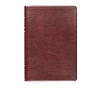 Holy Bible: LSB, Reddish-brown Faux Leather, Inside Column Reference, Paste-down