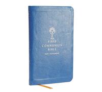 Holy Bible: New American Bible, Blue, Leathersoft, Catholic Bible, First Communion Bible: New Testament