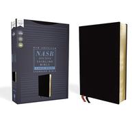 Nasb, Thinline Bible, Large Print, Bonded Leather, Black, Red Letter Edition,