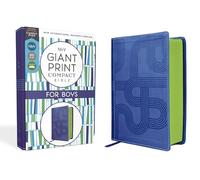 Nirv, Giant Print Compact Bible for Boys, Leathersoft, Blue, Comfort Print