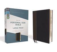 NIV, Personal Size Bible, Large Print, Leathersoft, Black (Rilegato in ecopelle)