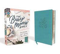 NIV, The Busy Mom's Bible, Leathersoft, Teal, Red Letter, (Rilegato in ecopelle)