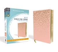 Niv, Bible for Teens, Thinline Edition, Leathersoft, Pink, Red Letter Edition,