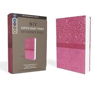 Holy Bible: New International Version, Pink, Super Giant Print Reference, Leathersoft
