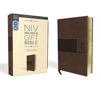 Holy Bible: New International Version, Premium Gift, Brown, Leathersoft, Red Letter Edition: The Perfect Bible for Any Gift-Giving Occasion