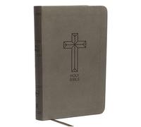 Holy Bible: New King James Version, Charcoal, Leathersoft, Thinline, Red Letter Edition