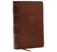 Holy Bible: New King James Version, Compact Reference, Brown, Leathersoft, Red Letter, Comfort Print