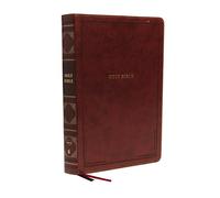 Holy Bible: New King James Version, Reference Bible, Brown, Super Giant Print, Leathersoft, Red Letter Edition, Comfort Print