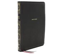 Holy Bible: New King James Version, Thinline Bible, Giant Print, Black, Leathersoft, Red Letter Edition, Comfort Print
