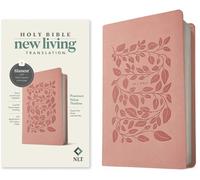 Holy Bible: New Living Translation, Dusty Pink Vines, Premium Value Thinline, Filament-enabled Edition
