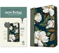 NLT Compact Giant Print Zipper Bible, Filament-Enabled Edition (Leatherlike,