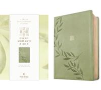 Holy Bible: New Living Translation, Olive Branch Green, Leatherlike, Every Woman’s Bible, Filament Enabled, Red Letter