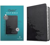 Holy Bible: New Living Translation, Overflow Black, Thinline Reference, Filament-enabled Edition, Indexed, Red Letter