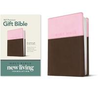 Holy Bible: New Living Translation, Pink/Dark Brown, Tutone, Leatherlike, Premium Gift Bible
