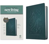 Holy Bible: New Living Translation, Thinline Reference Bible, Teal Blue, Filament Enabled Edition, Red Letter, Leatherlike