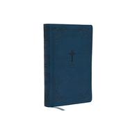 Santa Bibbia – NRSV Edizione Cattolica – Comfort Print, Ecopelle turchese