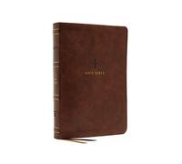 Holy Bible: New Revised Statndard Version, Catholic Bible, Brown, Thinline Edition, Leathersoft, Comfort Print