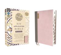 Holy Bible: Niv Application Bible, Personal Size, Leathersoft, Pink, Red Letter, Thumb Indexed, Comfort Print: Bringing the Ancient Message of the Bible into Your World